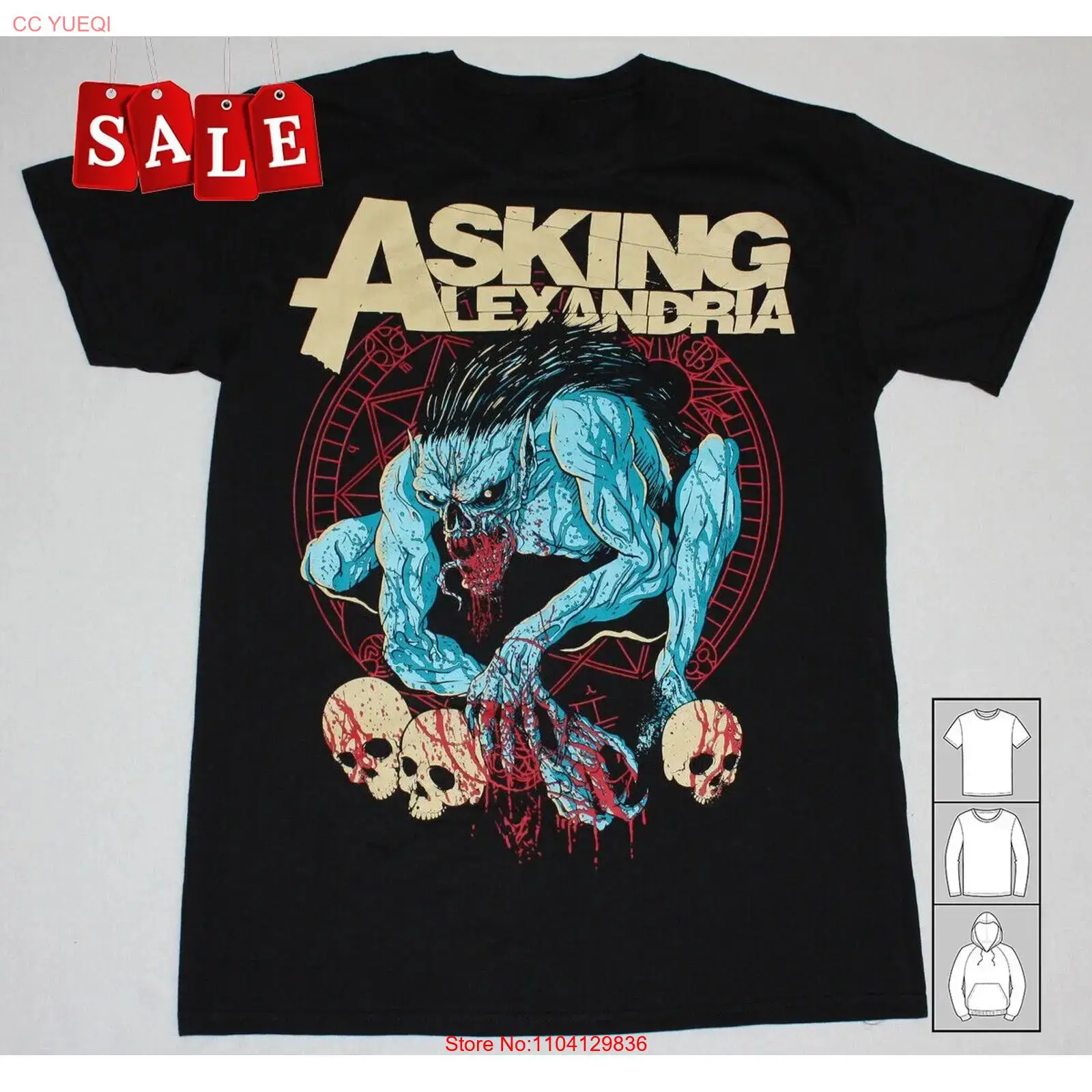 Vintage Fashion News - New Rare Asking Alexandria Cotton S