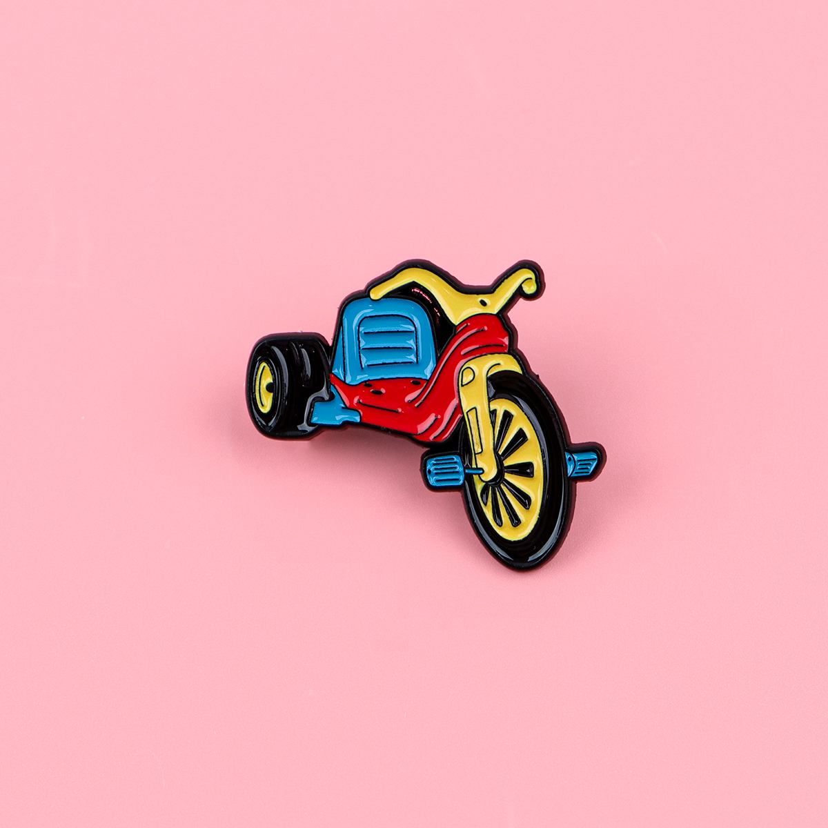 Vintage Fashion Words - Retro Bicycle Enamel Pin Vintage Brooch