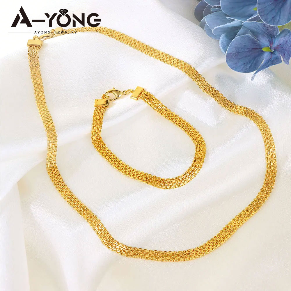 Vintage Fashion Events - Dubai Gold Plated Wedding Jewelry Set