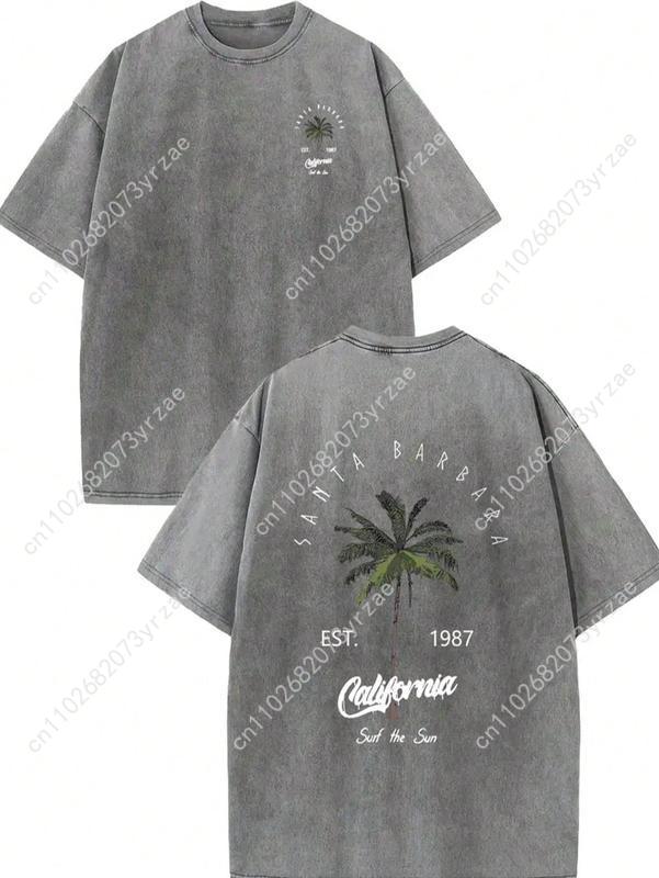 Vintage Fashion T Shirts - Est.1987 Coconut Tree Retro Tshirt Man