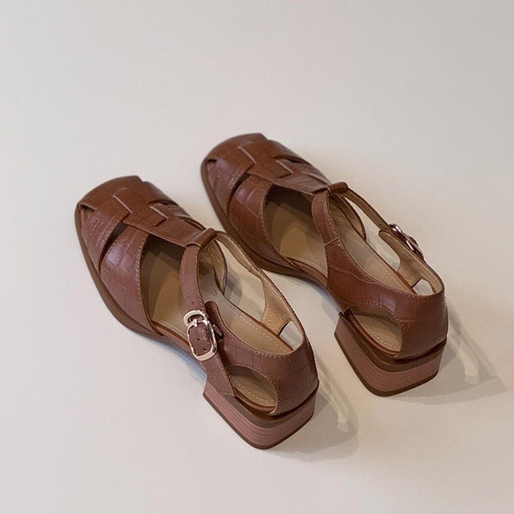 Vintage Fashion Ladies - Women's Sandals Summer New Fashion Weave