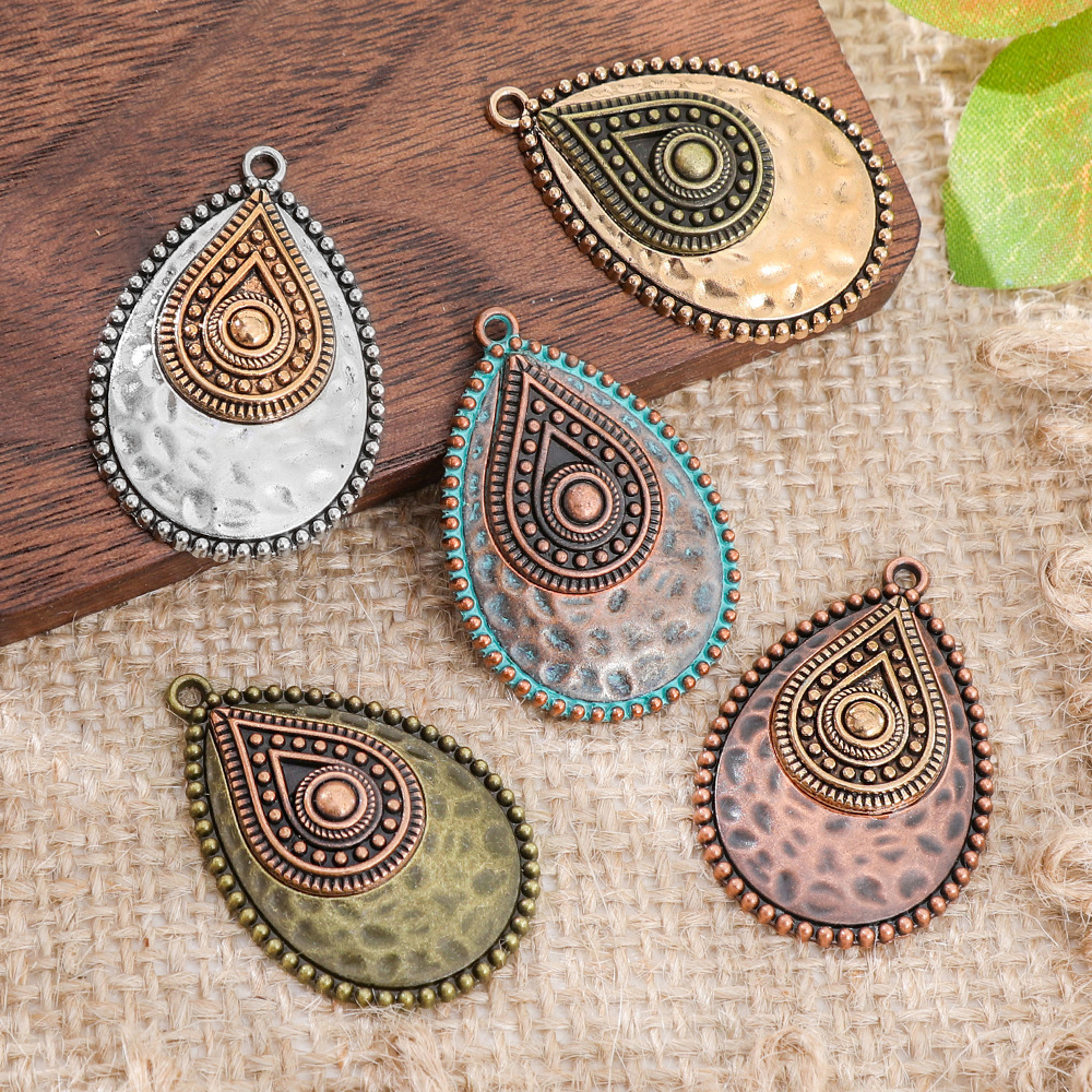 Vintage Fashion Words - Retro Vintage Ethnic Bohemia Teardrop Pendants