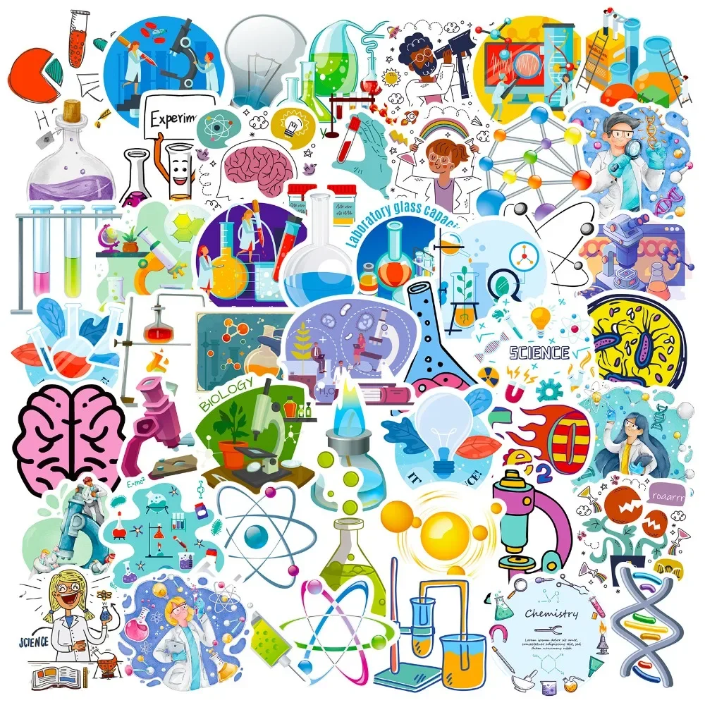 50PCS Cartoon Science Lab Stic - Vintage Fashion Toys recension och pris