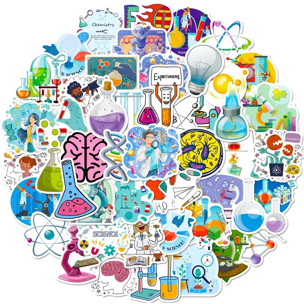 50PCS Cartoon Science Lab Stic - Vintage Fashion Toys recension och pris