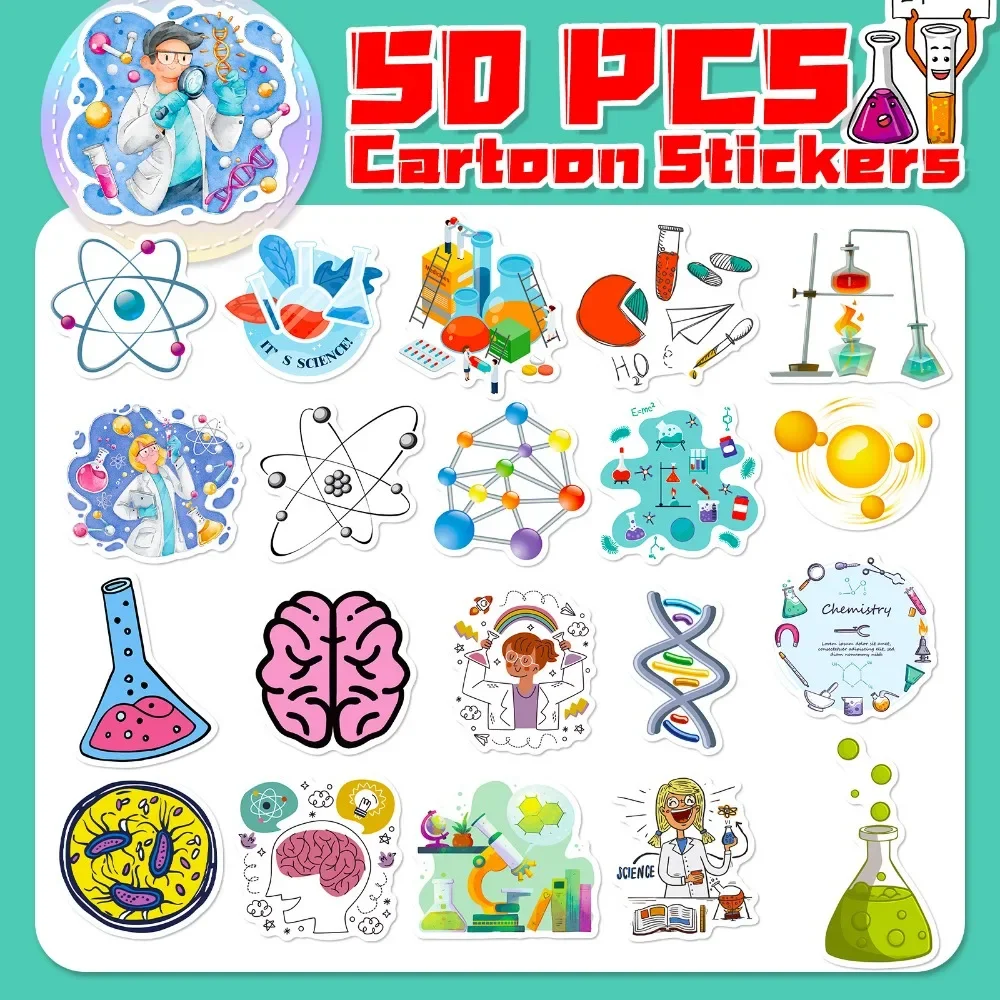 50PCS Cartoon Science Lab Stic - Vintage Fashion Toys recension och pris