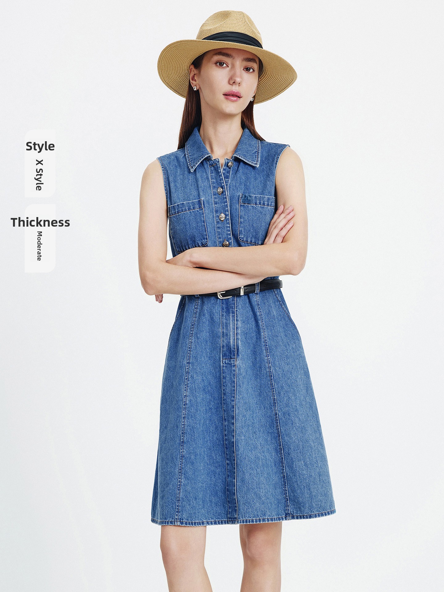 Navigare Summer 2026 Women's V - Denim Skirt Midi Vintage recension och pris