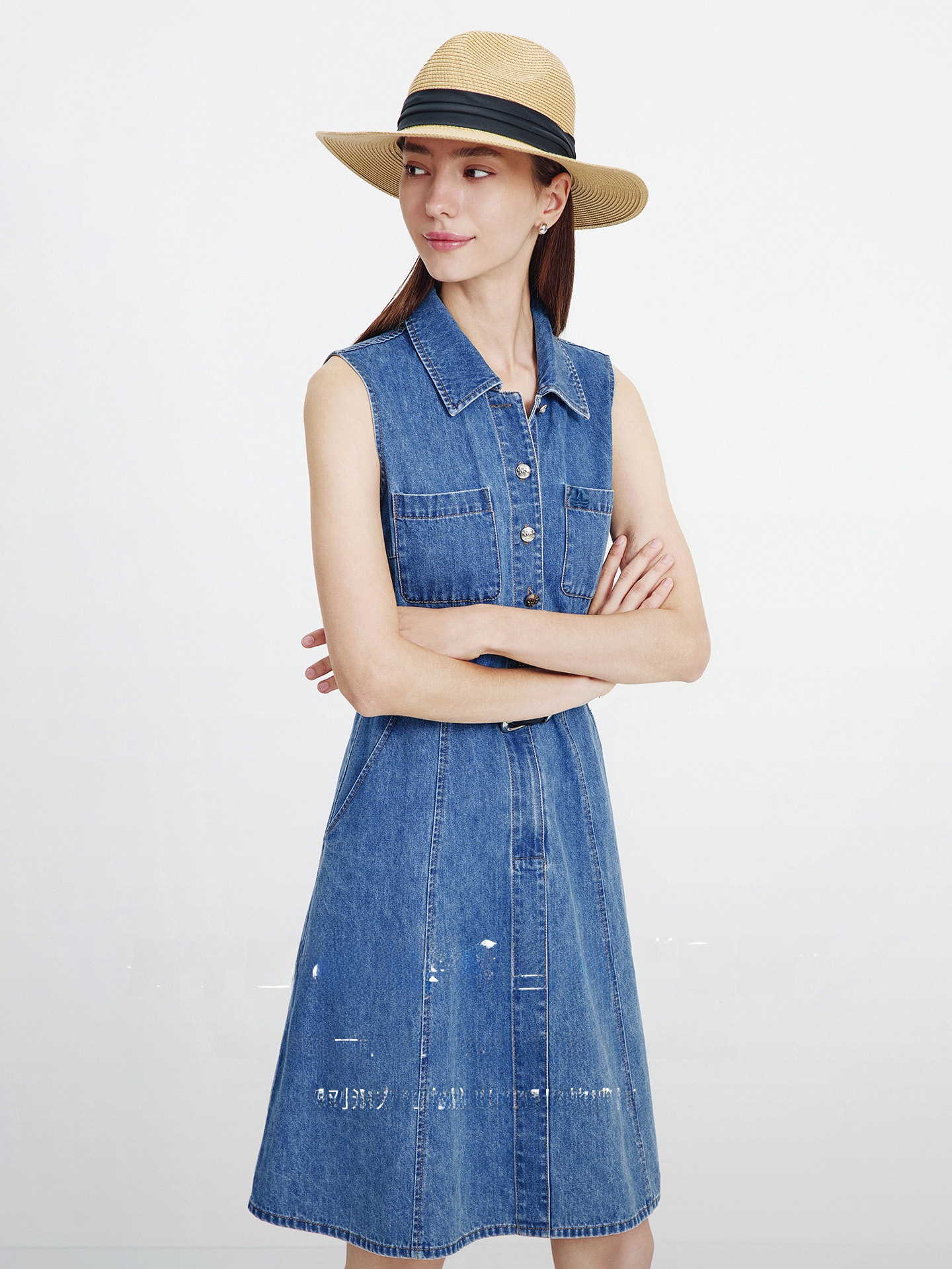 Navigare Summer 2026 Women's V - Denim Skirt Midi Vintage recension och pris