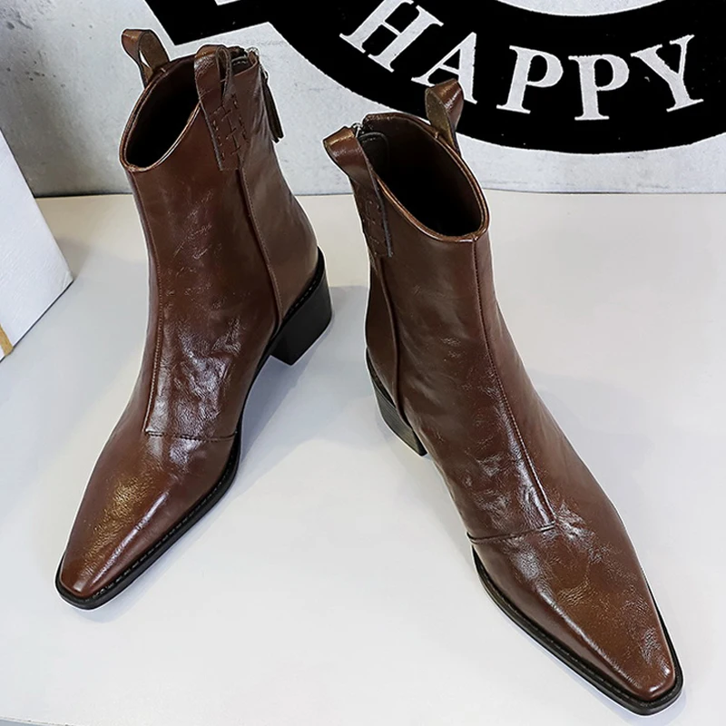 Designer Punk Vintage Pointed  - Vintage Zipper recension och pris