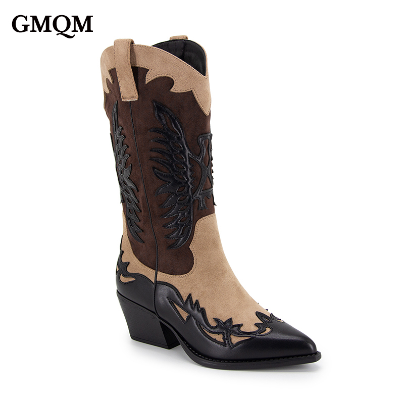 GMQM 2025 Women's Mid Calf Boo - Vintage Zipper recension och pris