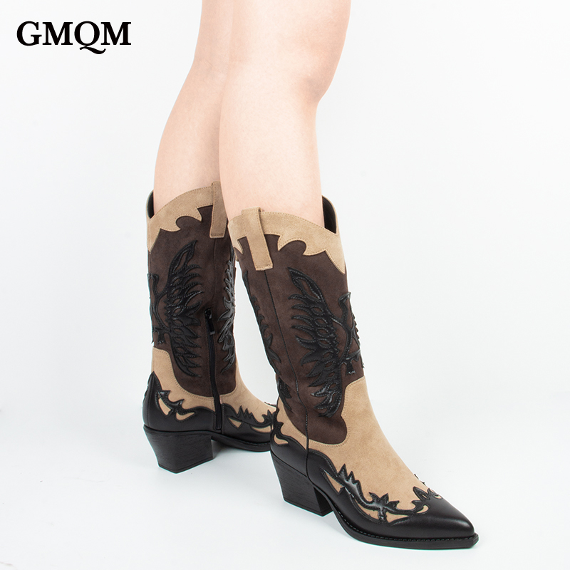 GMQM 2025 Women's Mid Calf Boo - Vintage Zipper recension och pris