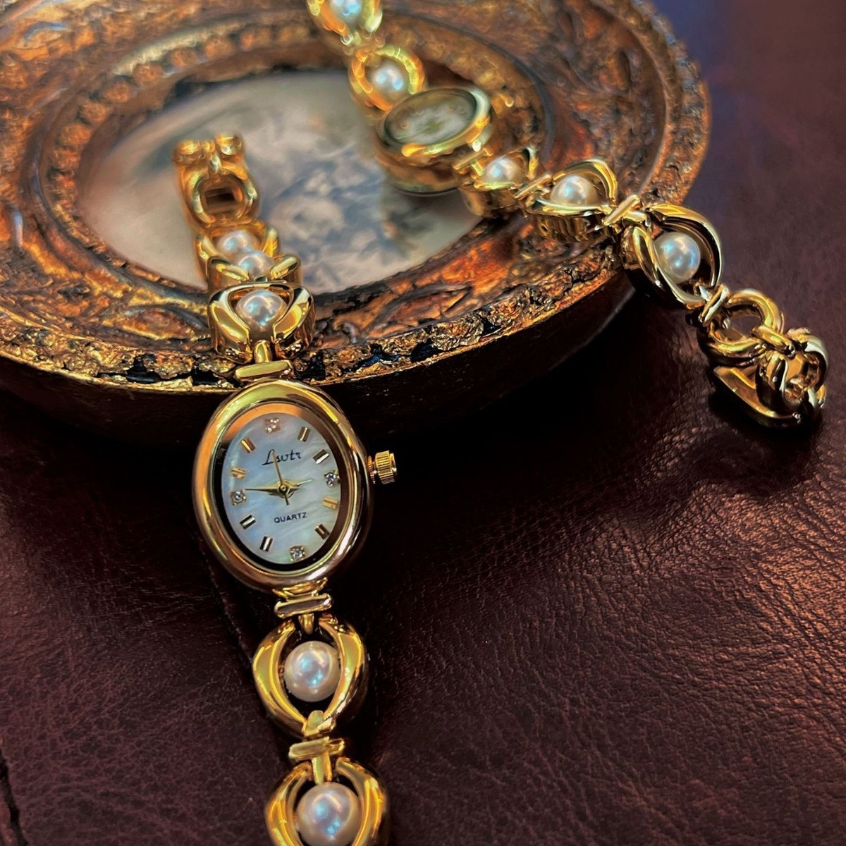 New High-End Gem Pearl Woman W - Vintage Fashion Watches recension och pris