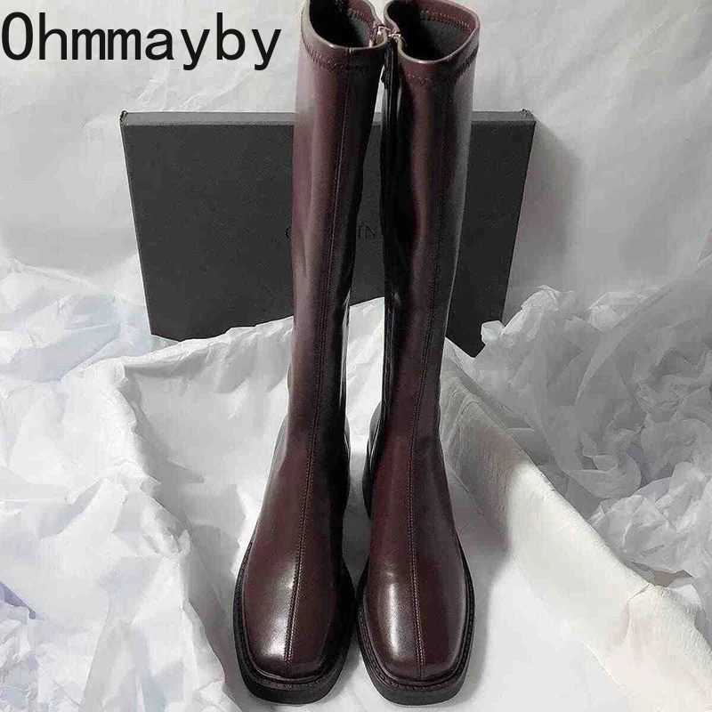 Vintage Thick Heel Women Knee  - Vintage Fashion Ladies recension och pris