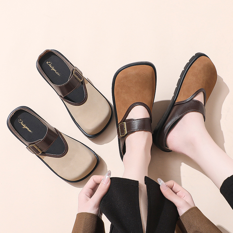 New Women Vintage Closed Toe B - Vintage Fashion Ladies recension och pris