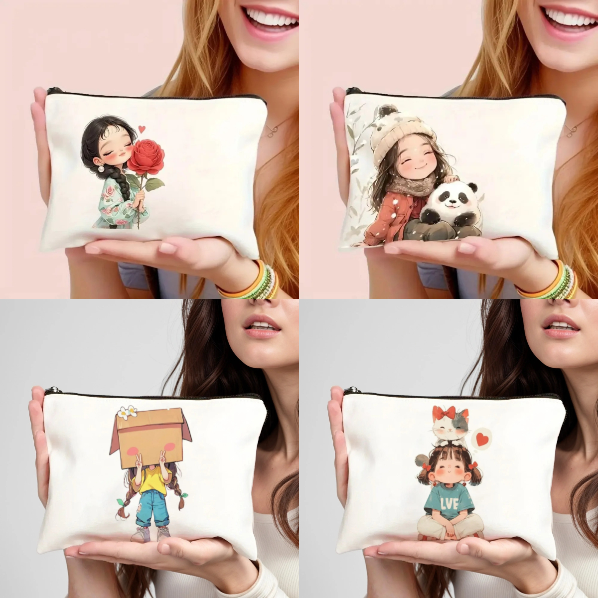 Vintage Chic Makeup Bags Zippe - Vintage Zipper recension och pris