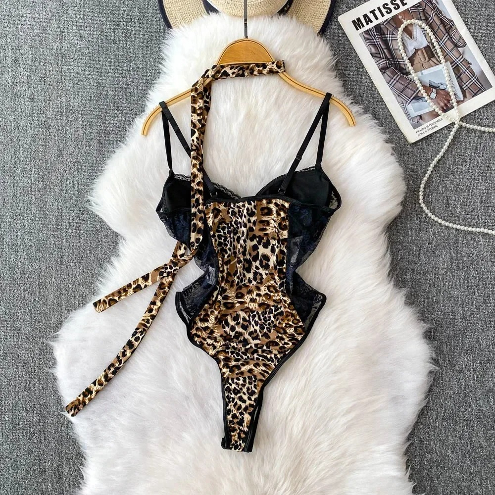 Women Hotsweet V-neck Leopard  - V Vintage Fashion recension och pris