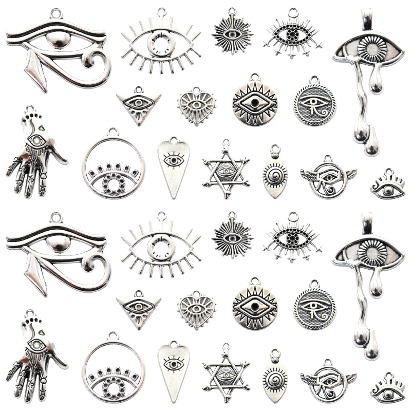 16pcs Mixed Eye of Horus Charm - Vintage Fashion Nz recension och pris