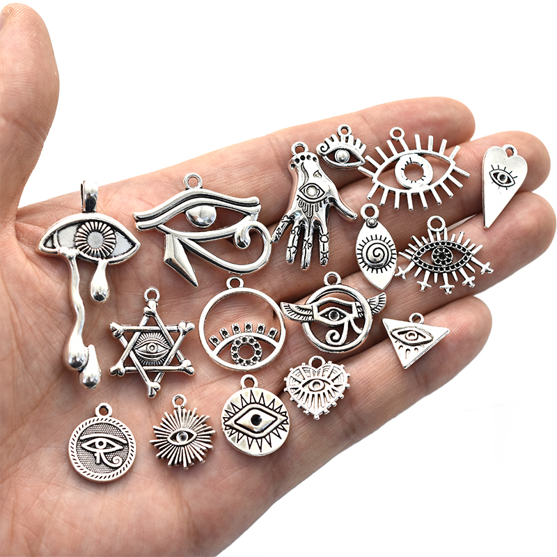 16pcs Mixed Eye of Horus Charm - Vintage Fashion Nz recension och pris