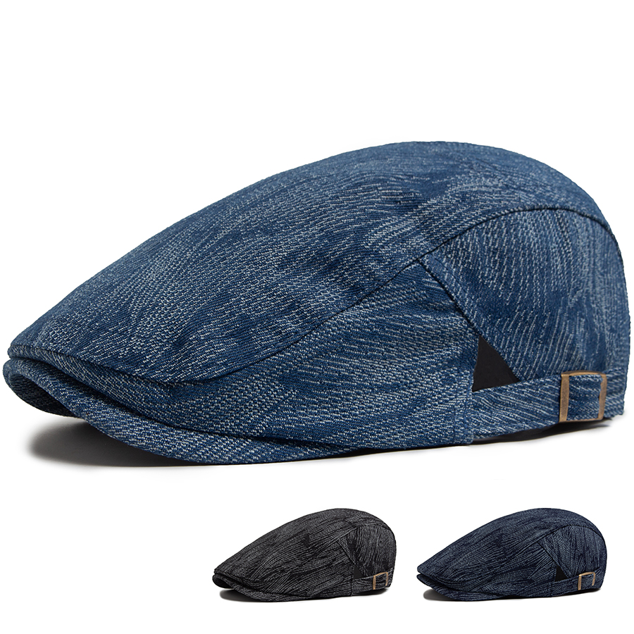 Fashion Denim Men's Beret Vint - Vintage Fashion Nz recension och pris
