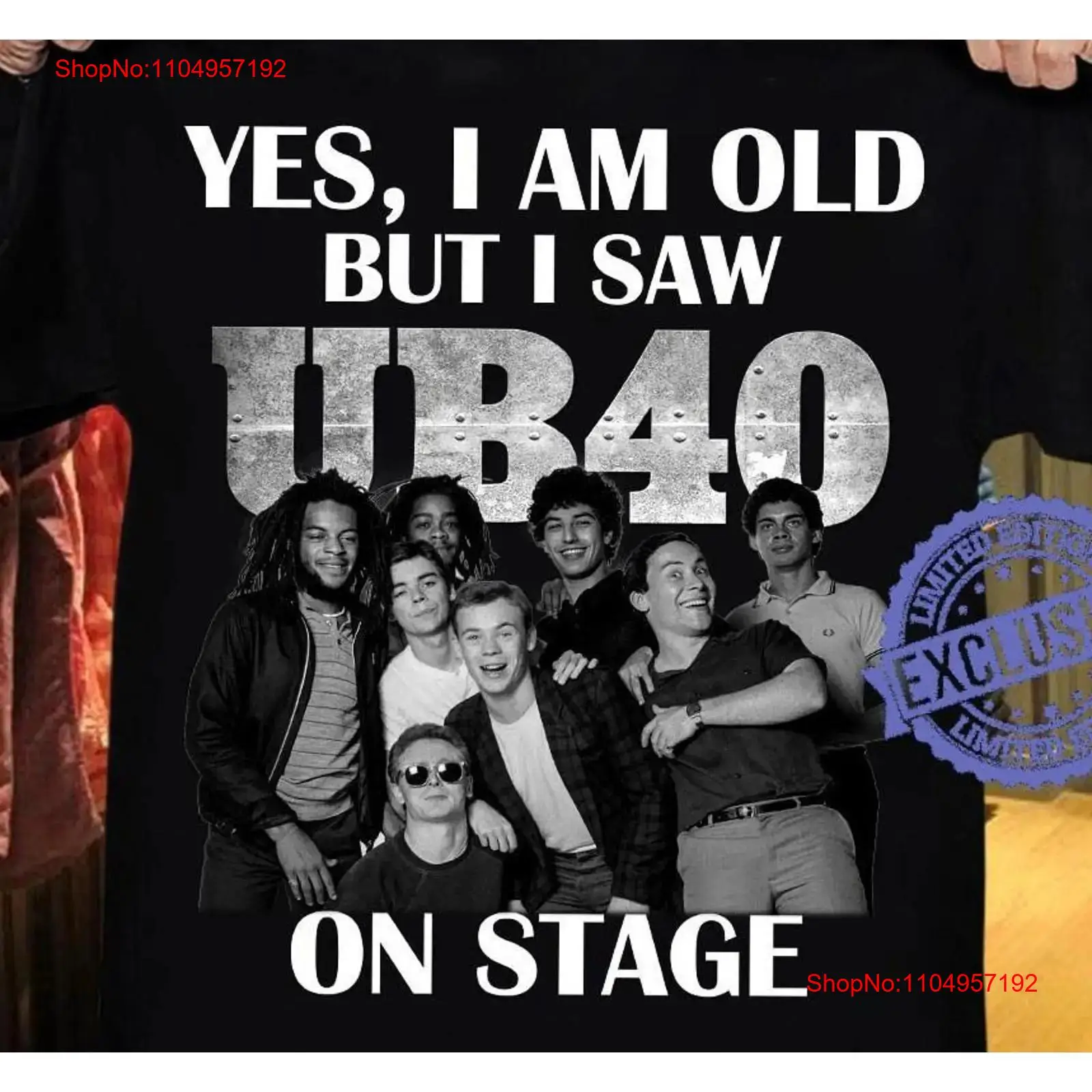 NEW UB40 band Men T shirt Blac - Vintage Fashion News recension och pris