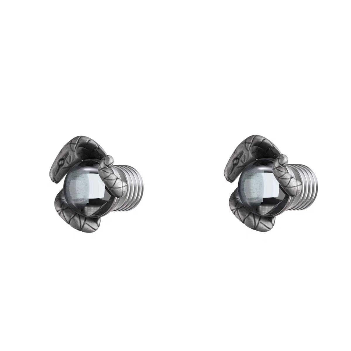 Snake-wrapped Earrings Made of - Vintage Fashion Nz recension och pris
