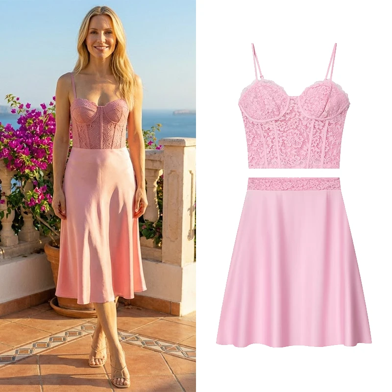 FANAN Women Fashion 2 Piece Se - V Vintage Fashion recension och pris