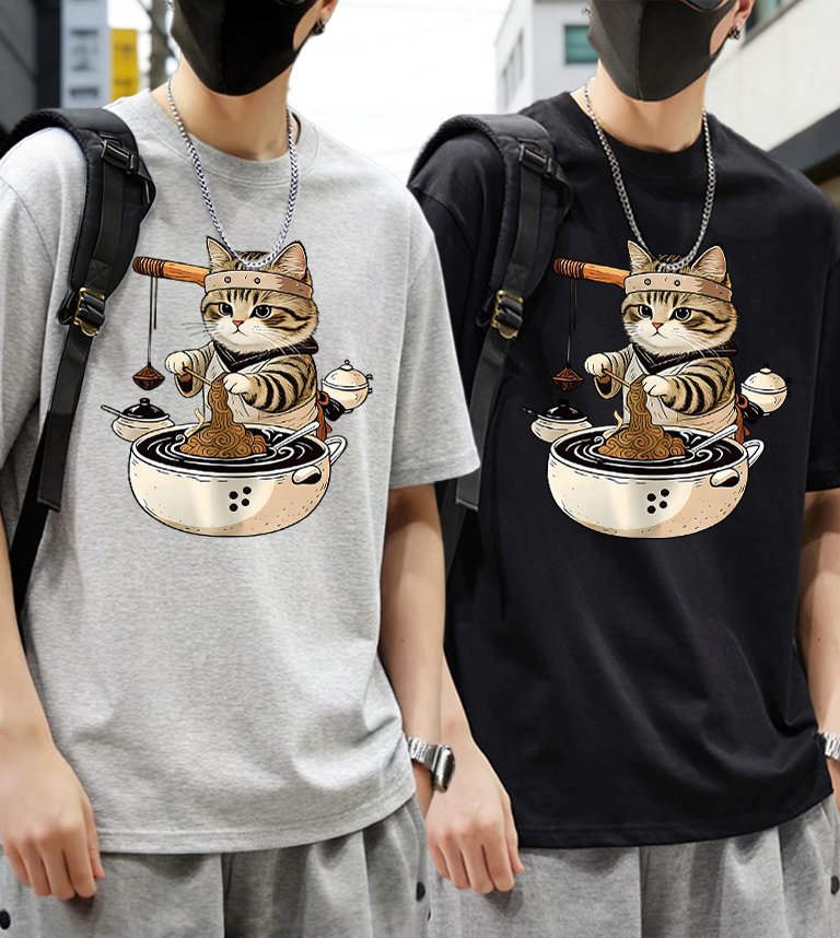 Master Cat Is Making Lamian No - Vintage Fashion T Shirts recension och pris