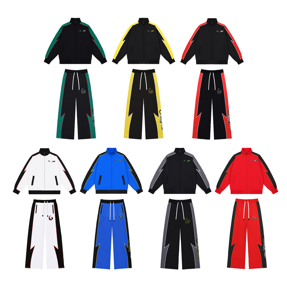 Y2k Streetwear Men's Sets Two  - Vintage Zipper recension och pris