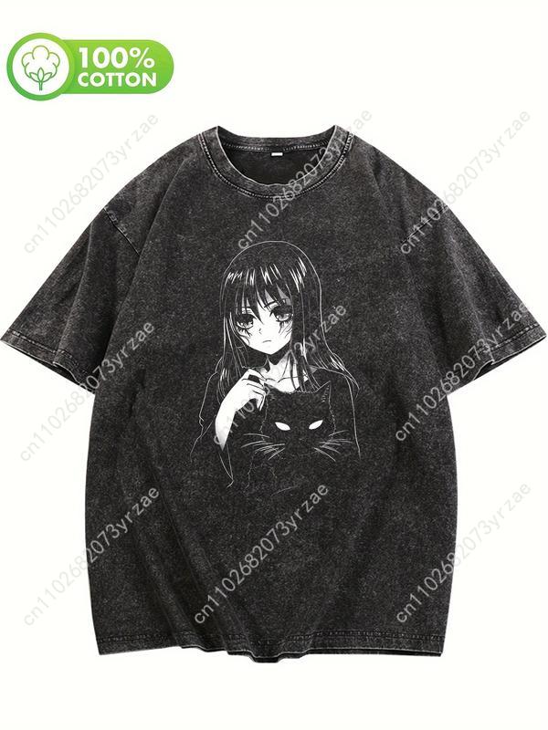 Black Cat Patterns Retro Tshir - Vintage Fashion T Shirts recension och pris