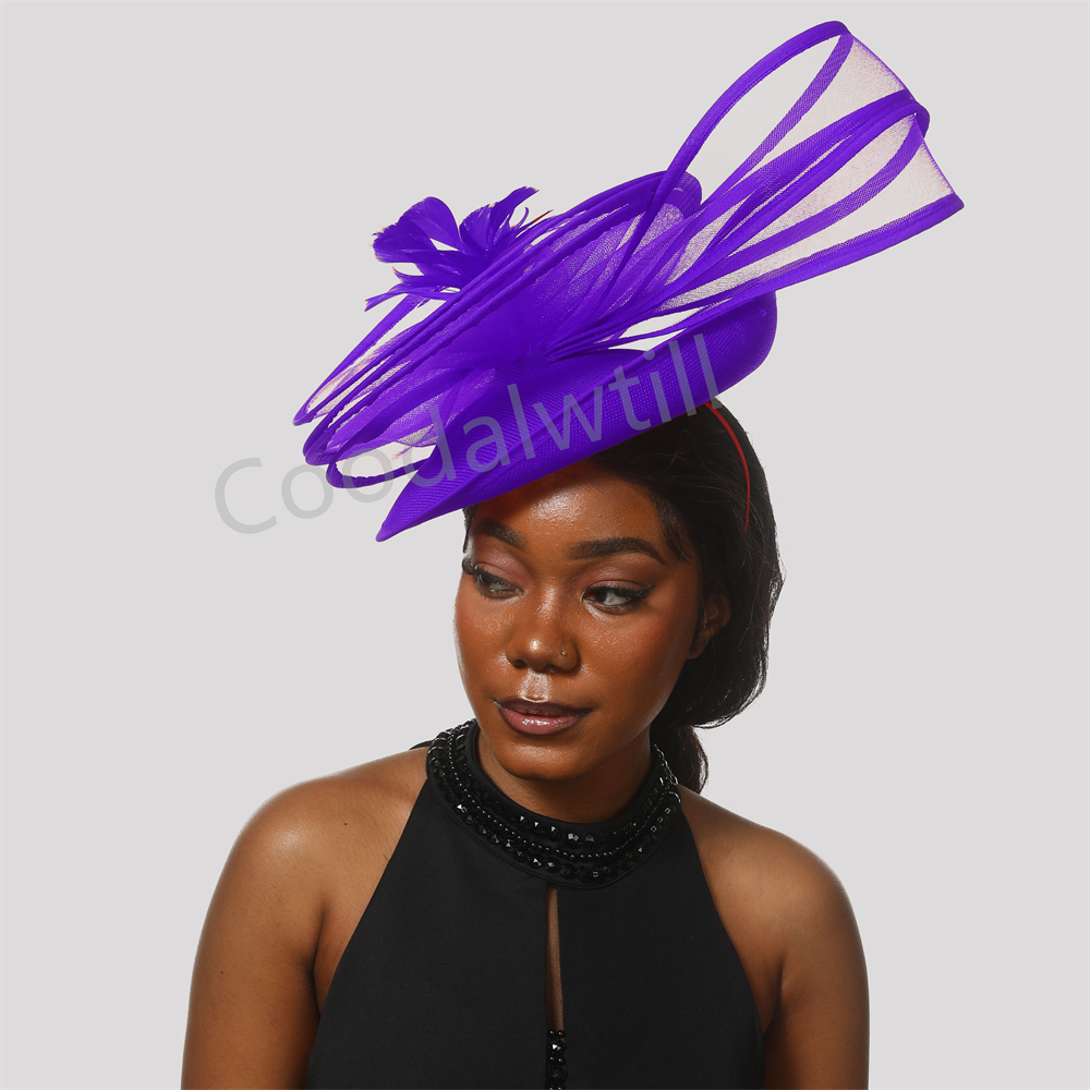 Feather Derby Hat Flower Fasci - Vintage Fashion Events recension och pris
