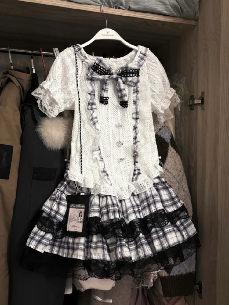 Japanese Sweet Preppy Style 2  - Vintage Fashion Pieces recension och pris