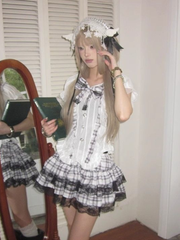 Japanese Sweet Preppy Style 2  - Vintage Fashion Pieces recension och pris