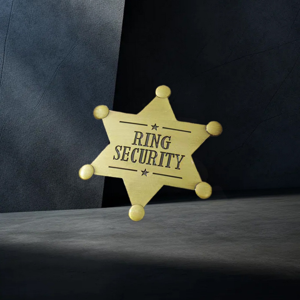 Vintage Sheriff Pin Metallic P - Vintage Fashion Events recension och pris