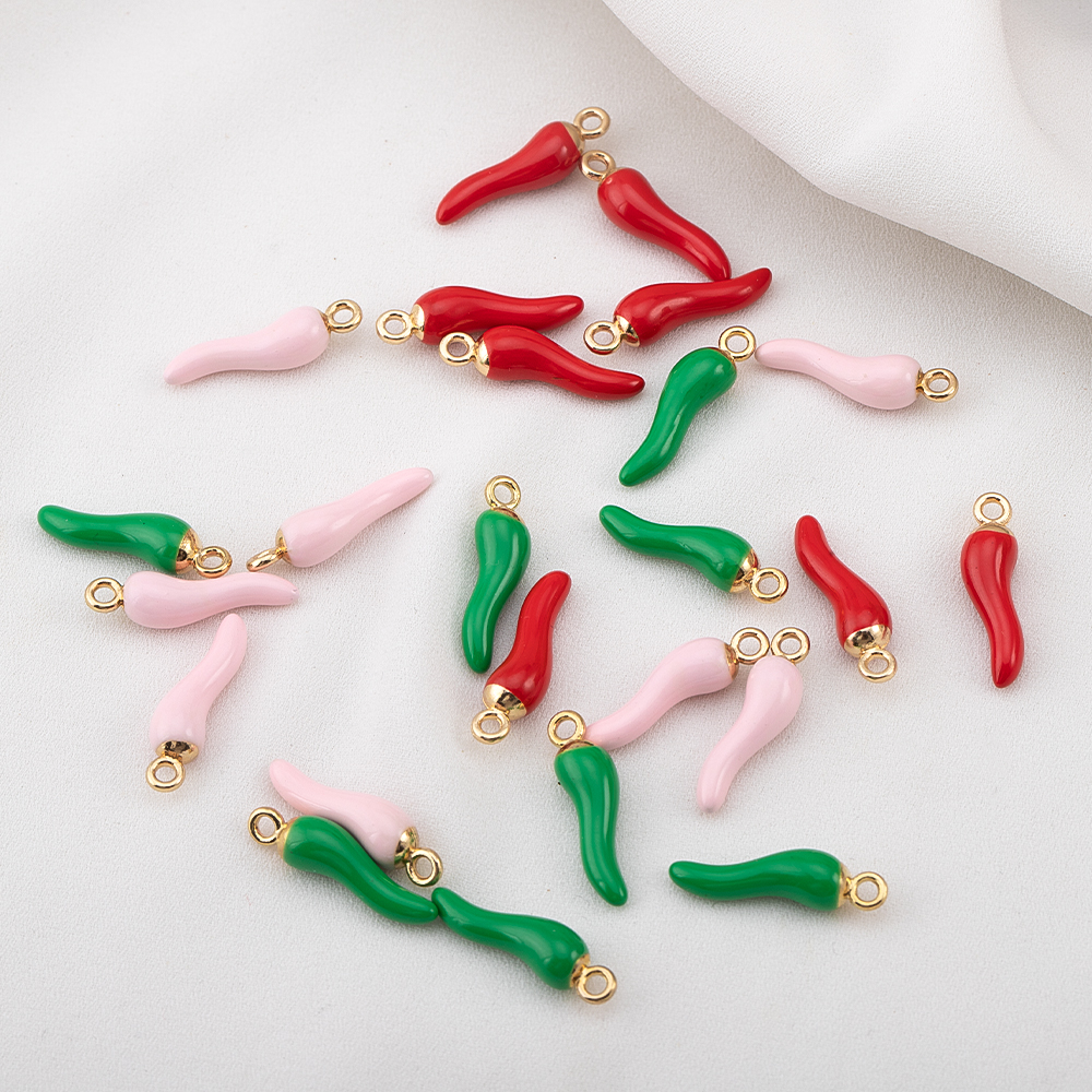 10pcs 5pcs 20pcs Red Hot Chili - Vintage Fashion Words recension och pris