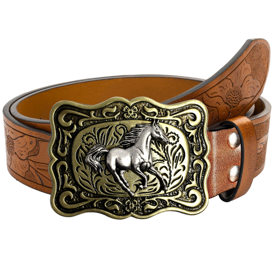Quality men's leather belt gol - Vintage Fashion Nz recension och pris