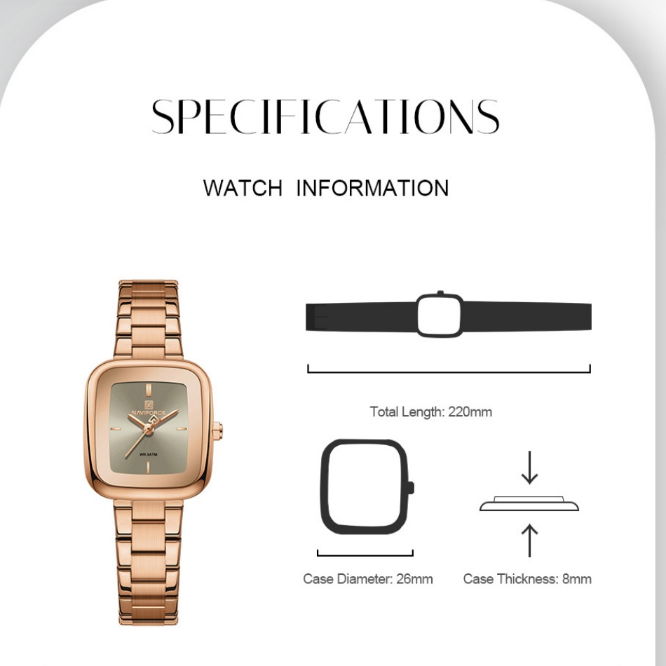 New NAVIFORCE Women's Vintage  - Vintage Fashion Watches recension och pris