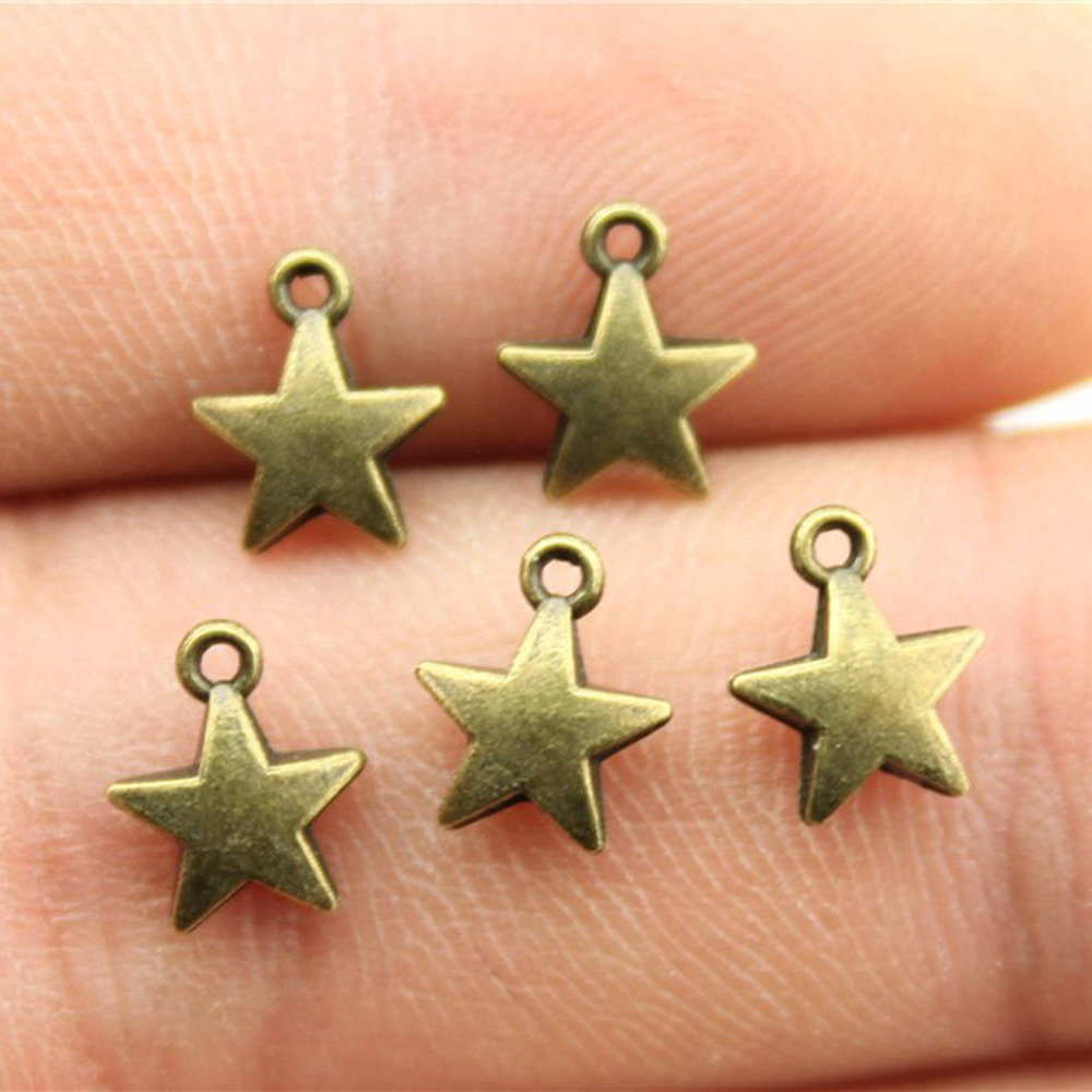 40pcs 8.6x7.1mm 2 Colors Antiq - Vintage Fashion Words recension och pris