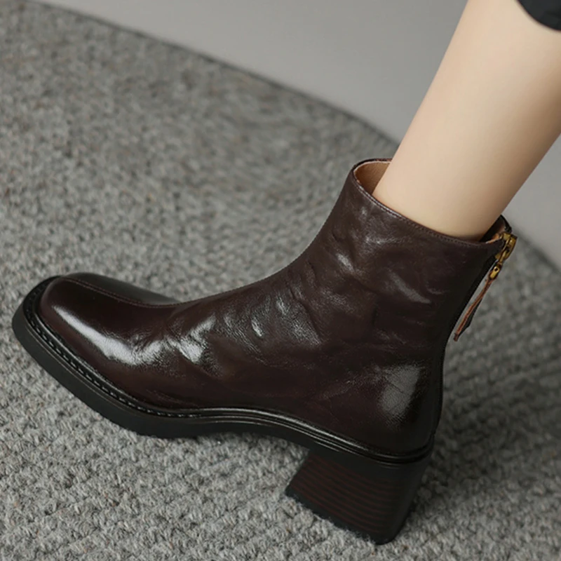 Autumn Vintage Thick Heel Wome - Vintage Fashion Ladies recension och pris