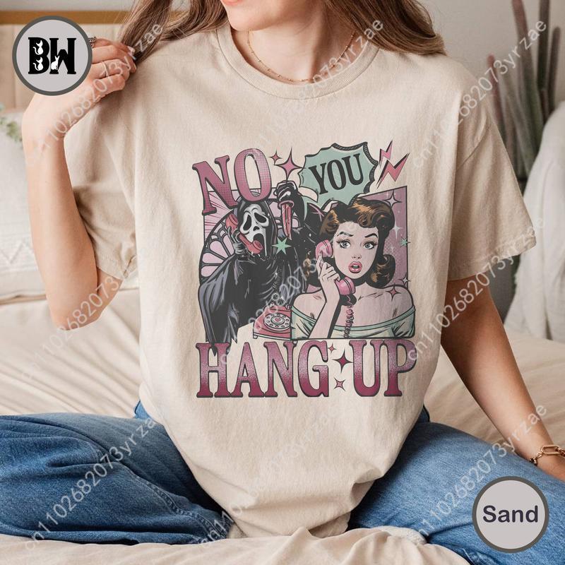 No You Hang Up Retro Wash Tshi - Vintage Fashion T Shirts recension och pris