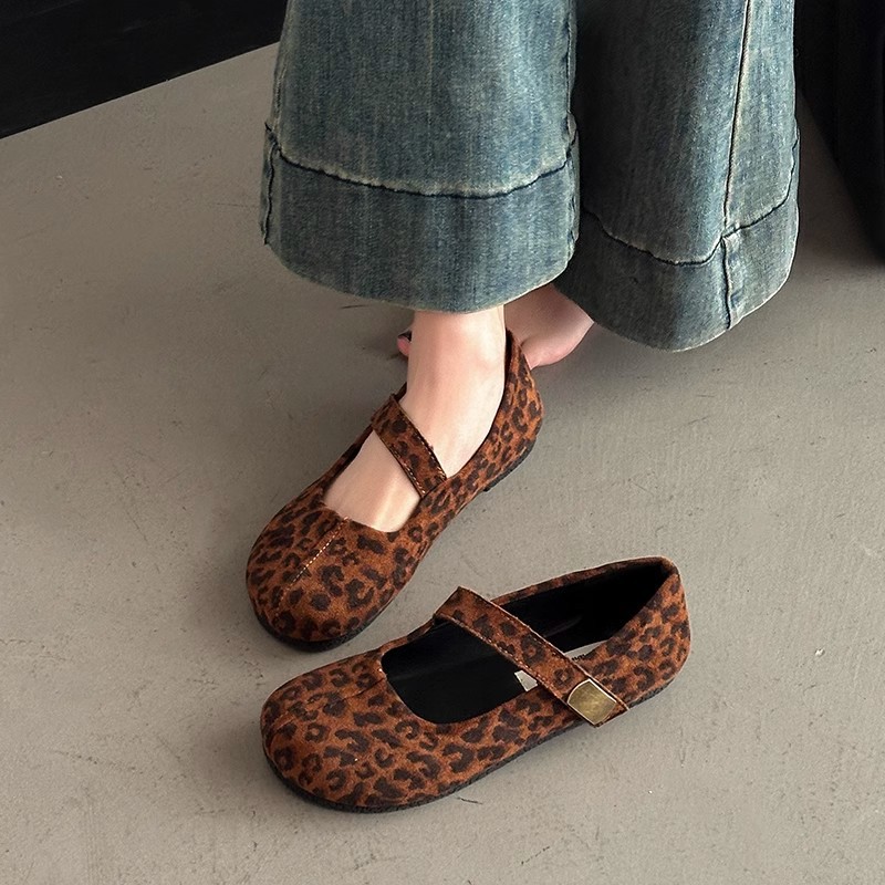 Vintage Leopard Print Suede Ma - Vintage Fashion Ladies recension och pris
